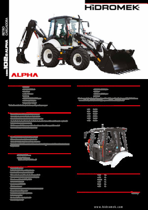 Rovokopači-utovarivači Hidromek HMK 102 B Alpha