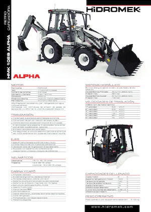 Rovokopači-utovarivači Hidromek HMK 102 B Alpha