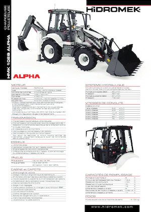 Rovokopači-utovarivači Hidromek HMK 102 B Alpha