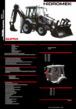Rovokopači-utovarivači Hidromek HMK 102 B Supra