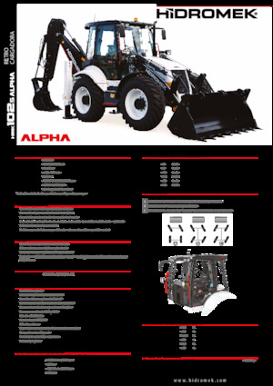Rovokopači-utovarivači Hidromek HMK 102 S Alpha