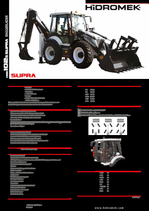 Rovokopači-utovarivači Hidromek HMK 102 B Supra