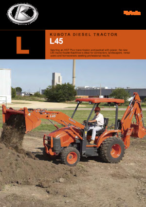 Rovokopači-utovarivači Kubota L 45