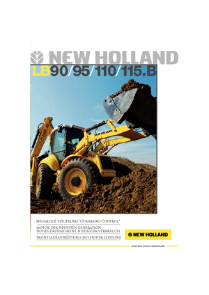 Rovokopači-utovarivači New Holland LB 110