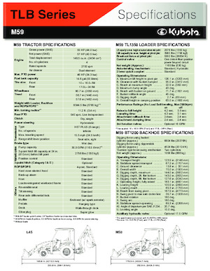 Rovokopači-utovarivači Kubota M 59