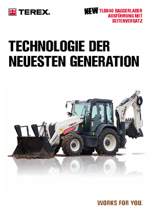 Rovokopači-utovarivači Terex TLB 840