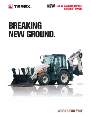 Rovokopači-utovarivači Terex TLB 840