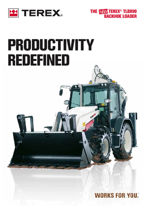 Rovokopači-utovarivači Terex TLB 890