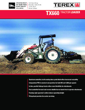 Rovokopači-utovarivači Terex TX660