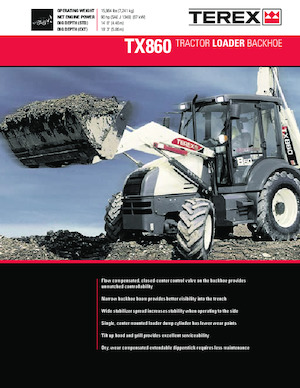 Rovokopači-utovarivači Terex TX860 B