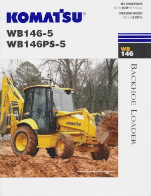 Rovokopači-utovarivači Komatsu WB 146-5