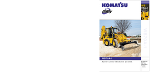 Rovokopači-utovarivači Komatsu WB70A-1