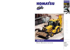 Rovokopači-utovarivači Komatsu WB91R-2