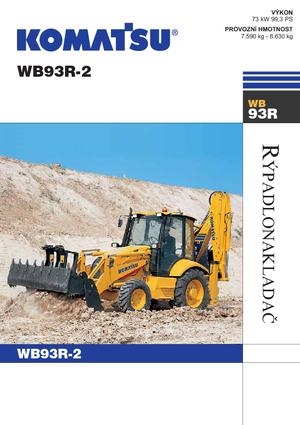 Rovokopači-utovarivači Komatsu WB93R-2