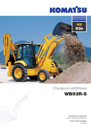 Rovokopači-utovarivači Komatsu WB93R-5E0