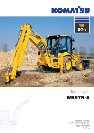 Rovokopači-utovarivači Komatsu WB97R-5E0