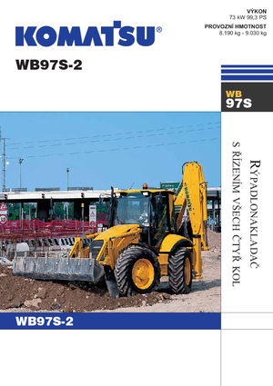 Rovokopači-utovarivači Komatsu WB97S-2