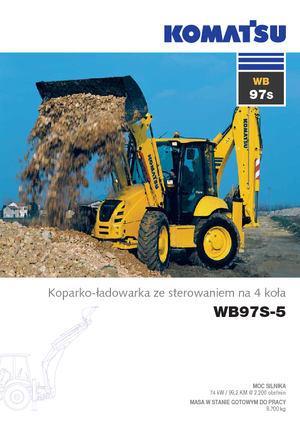 Rovokopači-utovarivači Komatsu WB97S-5E0