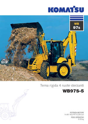 Rovokopači-utovarivači Komatsu WB97S-5E0
