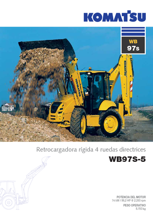 Rovokopači-utovarivači Komatsu WB97S-5E0