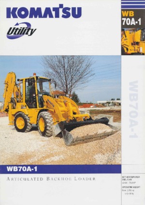 Rovokopači-utovarivači Komatsu WB70A-1