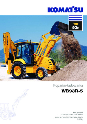 Rovokopači-utovarivači Komatsu WB93R-5 