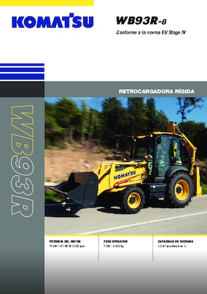 Rovokopači-utovarivači Komatsu WB93R-8E0