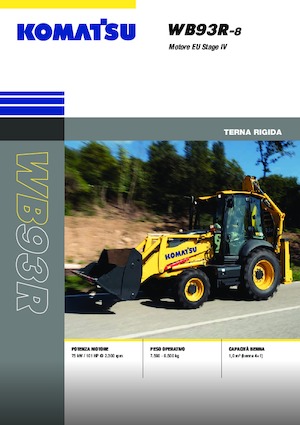 Rovokopači-utovarivači Komatsu WB93R-8E0