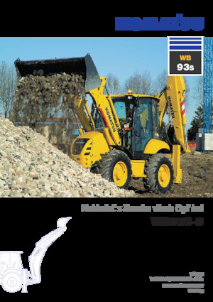 Rovokopači-utovarivači Komatsu WB93S-5 