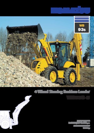 Rovokopači-utovarivači Komatsu WB93S-5 