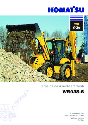 Rovokopači-utovarivači Komatsu WB93S-5 