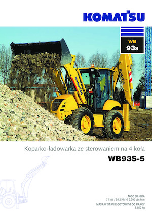 Rovokopači-utovarivači Komatsu WB93S-5 