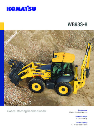 Rovokopači-utovarivači Komatsu WB93S-8E0