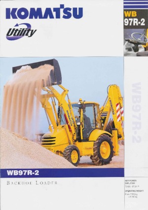 Rovokopači-utovarivači Komatsu WB97R-2