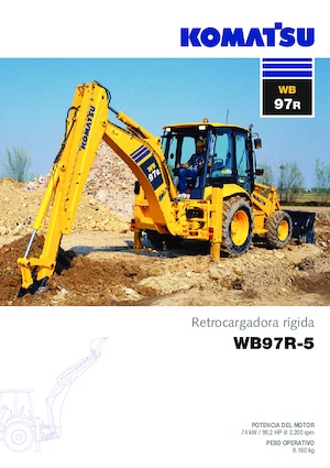 Rovokopači-utovarivači Komatsu WB97R-5 