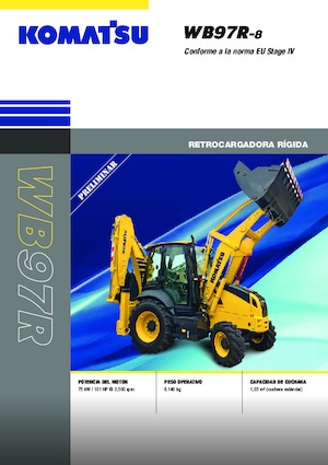 Rovokopači-utovarivači Komatsu WB97R-8E0