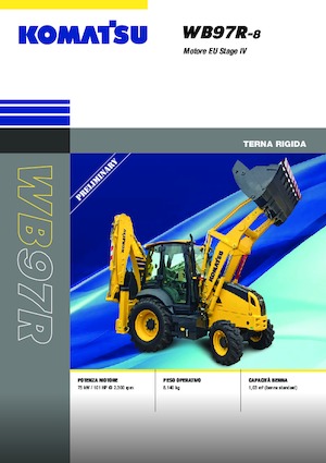 Rovokopači-utovarivači Komatsu WB97R-8E0
