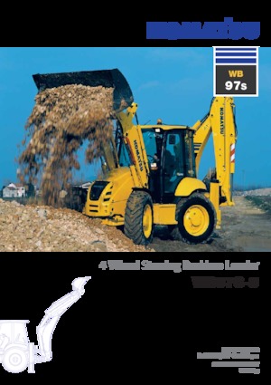 Rovokopači-utovarivači Komatsu WB97S-5 