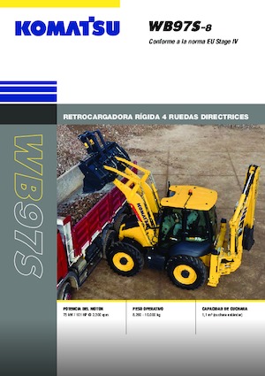 Rovokopači-utovarivači Komatsu WB97S-8E0