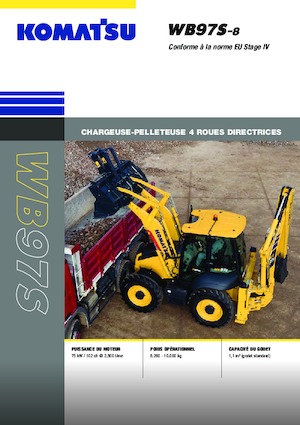 Rovokopači-utovarivači Komatsu WB97S-8E0