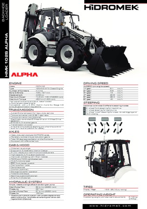 Rovokopači-utovarivači Hidromek HMK 102 B