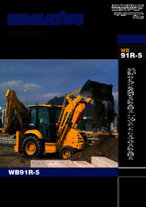Rovokopači-utovarivači Komatsu WB91R-5
