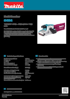 Tračna pjeskarilica Makita 9404