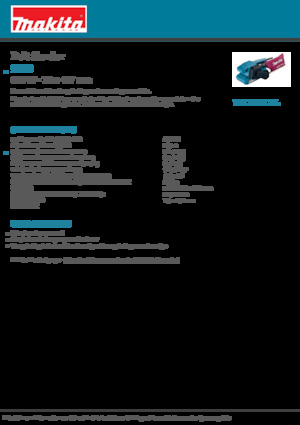 Tračna pjeskarilica Makita 9910