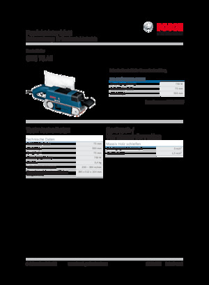 Tračna pjeskarilica Bosch GBS 75 AE