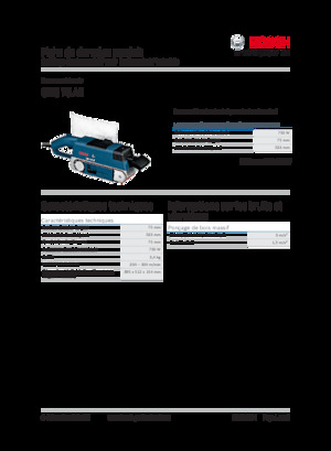 Tračna pjeskarilica Bosch GBS 75 AE