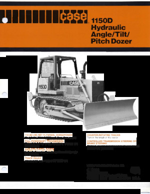 Buldožeri Case 1150D