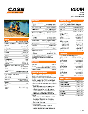 Buldožeri Case 850M