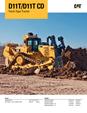 Buldožeri Caterpillar D11T