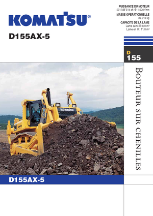 Buldožeri Komatsu D155AX-5